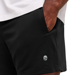 Pantalones Cortos Deportivos de Malla Transpirable para Hombre, para Levantamiento de Pesas, 5 Pulgadas, para Entrenamiento, Culturismo, Color Negro - Product Image 5