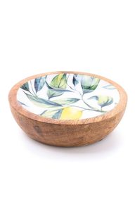 Tazón de Madera de Acacia de Gran Tamaño, Esmaltado, Moderno, Ecológico, de Alta Calidad, con Adhesivo Impreso, para Servir, Mezclar, Ensaladas, Sopa - Product Image 5