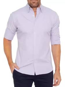 เสื้อเชิ้ตแขนยาวคอวีลำลองผู้ชายรุ่นใหม่ปี 2026 ขายส่ง |   ผ้าฝ้าย 100% ระบายอากาศได้ดี เป็นมิตรกับสิ่งแวดล้อม แห้งเร็ว บริการ OEM - Product Image 4