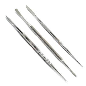 Dental Spatula & Carver Set 3Piece Cement Spatula Top Dental Carvers <b>Modeling</b> Restorative Work <b>Medic</b> Instrument By Grip Surgical - Product Image 3