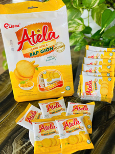 Biscuits croustillants Libra Custom Packaging Corn Cracker 228g, saveur crème salée, fins, faibles en gras, en sachet, vente en gros, ODM, OEM, usine - Product Image 4