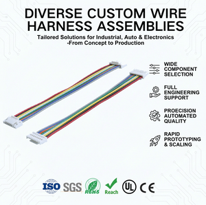GH1.25mm 8ピン同方向ワイヤーハーネス緩み防止ロック高純度銅コア電気ケーブル産業機器用 - Product Image 3