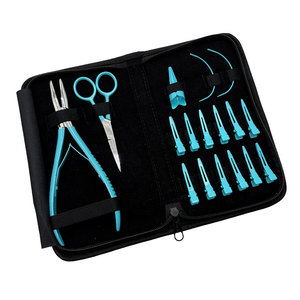 Kit d'accessoires professionnels pour extensions de cheveux avec outils de pose, d'entretien et de coiffage pour une qualité de salon complète - Product Image 5