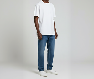 T-shirt vierge pour homme 100 % coton 350 GSM Premium, coupe classique, col rond, manches courtes, idéal pour l'impression et la personnalisation en gros - Product Image 3
