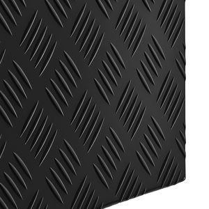 Cassetta degli Attrezzi in Alluminio su Misura con 2 Cassetti e Sportello Ribaltabile per Appaltatori - 72 X 21 X 13 Pollici, Nera - Product Image 3