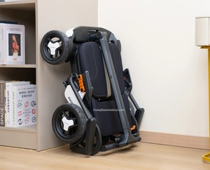 Velocímetro con tres configuraciones de velocidad, además de faros para uso nocturno. La batería tiene una larga duración para personas con discapacidad - BZ-Q40 - Product Image 3