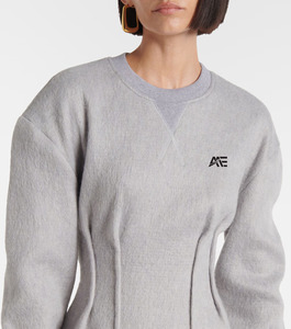 Custom Women's Premium Contour Sweatshirt Dress Crew Neck Brushed Fleece Body Sculpting Women's Hoodies Sweatshirt - Product Image 4