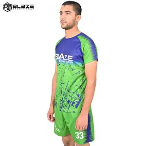 Ensemble de maillots de football personnalisés pour hommes Vêtements de sport à séchage rapide avec impression du nom Chemises de costume de football français Maillot de football - Product Image 4