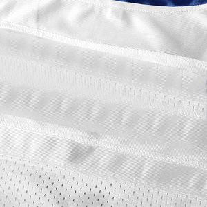 Camiseta de Fútbol de Malla Blanca, Azul y Naranja para Hombre, Cuello en V, Manga Corta, Transpirable, Ropa Deportiva de Práctica, Número 54, Impresión Sublimada - Product Image 3