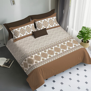 Drap de lit King Size ultra luxueux et exclusif sans couture |   Literie en pur coton de qualité supérieure |   Drap en coton doux et respirant - Product Image 1