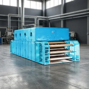 Séchoir à bande industrielle continu pour le séchage du placage de bois, du bois et des matériaux industriels - Product Image 1