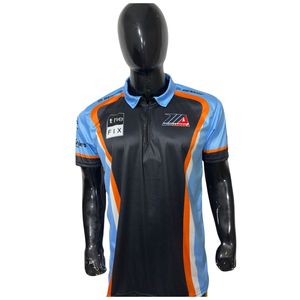 เสื้อโปโลผู้ชาย Formula-E ระบายอากาศได้ดี แห้งเร็ว แขนสั้น สำหรับปั่นจักรยาน ขับรถ F1 ขี่มอเตอร์ไซค์ แข่งรถ - Product Image 1