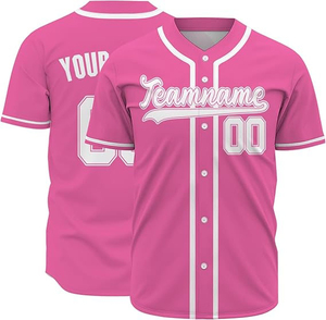 Design Your Own Custom Baseball Jersey for Men Women Custom Team Breathable Printed Softball Baseball Jerseys OEM Service - Product Image 1