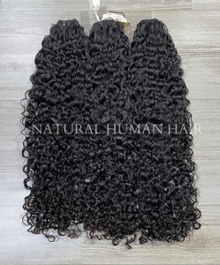 Gran oferta Flexi/Pixie/Pissy Curl alta calidad doble dibujado trama de cabello humano Fumi Hair Remy extensiones de cabello para mujeres negras - Product Image 5