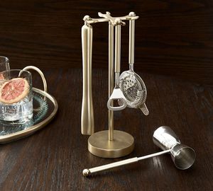 Elegante Juego de Herramientas para Bar de Cócteles, Coctelera de Acero Inoxidable, Jigger, Colador, Muddler, Cuchara Mezcladora, Abridor de Botellas, Profesional para Bartending - Product Image 2