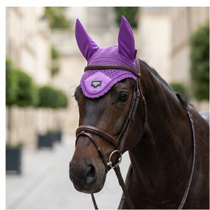 Nuevo diseño, ¡gran oferta! Gorro de malla para orejas de caballo, gorro de ganchillo con orejeras personalizadas, velo antimosquitos para caballo, malla para orejas, mejor precio, proveedor OEM. - Product Image 2