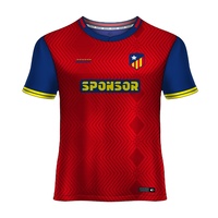 Maillots et T-shirts de football personnalisables, imprimés, respirants et à séchage rapide, uniformes d'entraînement pour le football et le soccer, 100% polyester