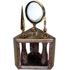 Artisanat indien Nouveau Design 2025 Loupe Métal Look Antique Design Vintage En Gros Oeil Verre Haute Qualité Bronze Couleur - Product Image 1