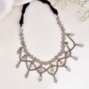 Collier pendentif en argent Meera Jaipur Gama, tendance - Product Image 2