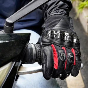 Guantes de Motocicleta para Hombre, Guantes de Cuero Transpirables de Verano, Servicio OEM Personalizado - Product Image 6