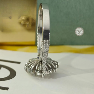 แหวนเพชรเพาะเลี้ยง 2.80 กะรัต รับรองโดย IGI สำหรับผู้หญิง ทอง 14K 18K แหวนหมั้นหรูหรา ของขวัญเครื่องประดับเจ้าสาวสำหรับงานแต่งงาน - Product Image 2