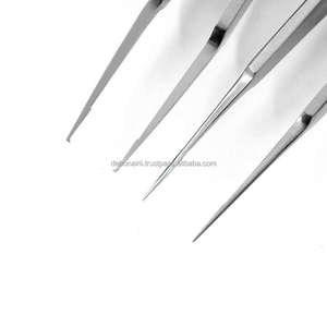 Juego de pinzas de microcirugía Iris, pinzas quirúrgicas manuales de acero inoxidable con dientes para procedimientos microquirúrgicos de precisión - Product Image 6