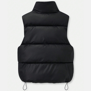 puffer vests fashion fall winter women clothes coat equestrian fashion padded sleeveless <b>jacket</b> quilted women puffer vests - Product Image 2