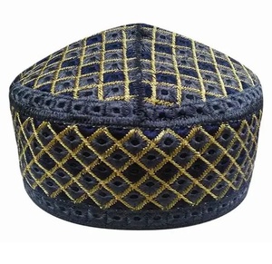 Chapeau de prière musulman islamique Topi Kufi, chapeau Taqiyah Taqi, écologique, turc, respirant, extensible, logo personnalisé - Product Image 5