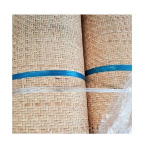 Premium Pré Tissé Lumière/Crème Fermé Rotin Tissé Canne Sangle Canne pour Projet DIY-Couper à la Taille - Product Image 2