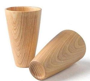 Vaso de Vidrio y Madera Rústico Hecho a Mano para Cerveza, Café y Té – Taza Ecológica de Madera Natural para Beber en la Cocina y el Bar - Product Image 5