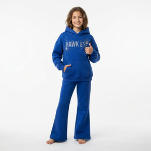 Conjunto de Chándal con Pedrería para Niños al por Mayor, Sudadera Oversize y Pantalón Jogger, Ropa de Moda Urbana, Fabricante de Ropa Personalizada - Product Image 3