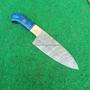 Cuchillo de Chef Japonés de Acero de Damasco, Hecho a Mano, Moderno, con Hoja Forjada, Orientación de Mano Ajustable, Ecológico, para Uso Diario en la Cocina - Product Image 2