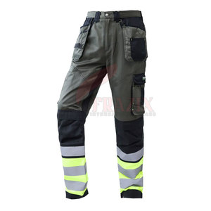 Pantalons de travail en coton respirants, pantalons utilitaires avec tissu renforcé pour l'entretien industriel et les tâches d'atelier - Product Image 4