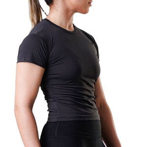 Chemises de compression pour femmes grande taille à séchage rapide, manches longues, respirantes, écologiques, pour la course à pied, le fitness et l'entraînement athlétique, extensibles dans quatre directions - Product Image 4