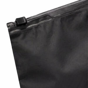 Premium Black Opaque Ziplock Packaging Bags Durable Reusable Storage for Apparel & Retail Matte Black Ziplock Bags - Product Image 6