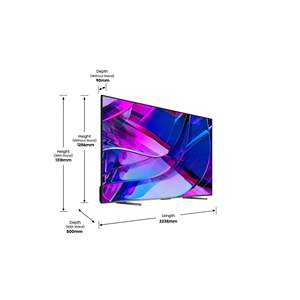 100 Inch Android <b>TV</b> with LED <b>Backlight</b> 2K Definition for Hotel Use for Kitchen and Bathroom - Product Image 3