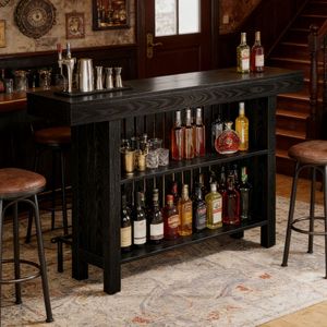 Tavolo Alto da Bar per Interni ed Esterni, Base Pieghevole per Casa e Feste - Product Image 4