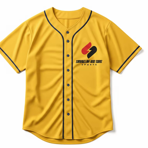 Camiseta Deportiva de Béisbol Personalizada Unisex, Uniforme Ligero, Transpirable y de Secado Rápido, Poliéster, Venta al Por Mayor, Calidad de Exportación - Product Image 1