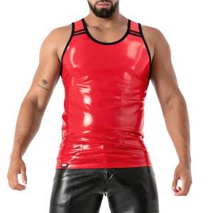 Shorts longs noirs style cuir pour homme, imprimé animal, à capuche, écologiques, pour clubbing - Product Image 3