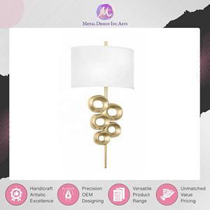 Amazing Offer on Premium Home <b>Decor</b> <b>Lighting</b> Golden Metal Table Lamp for Home, Office & Hotels at Outstanding Market Price - Product Image 2