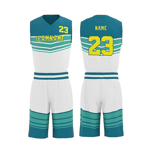 High Quality Basketball Uniform Set Sports Wear Basketball Uniform Polyester Made Adult Team Basketball Uniform Kit With OEM - Product Image 1