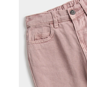 Jean ample taille haute vintage pour femme, ultra-doux, respirant, écologique, 100 % coton, brodé, qualité supérieure - Product Image 5
