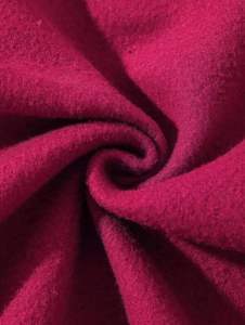 Sweat à capuche court zippé couleur unie fuchsia coupe oversize manches classiques poche décontracté tricoté pour l'automne unisexe - Product Image 6