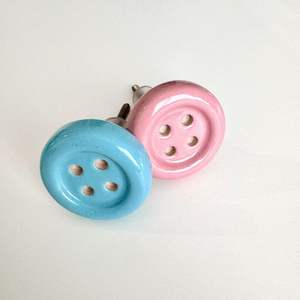 Poignée de meuble vintage en céramique en forme de citrouille, bouton décoratif rétro moderne pour tiroir, chambre, salle de bain, armoire - Product Image 2