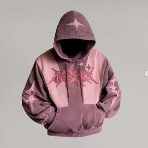 UpFelt-Impex Men's Winter Hooded <b>Zip</b>-<b>Up</b> Tracksuit Set 100% Cotton Sweatshirt Sweatpants Printed Design Wholesale Custom - Product Image 5