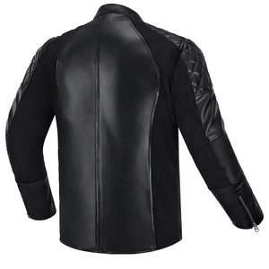 genuine leather motorcycle jackets Best Price Custom Designed Men High Quality Motorbike Leather Jacket Sportswear Auto Racing - Product Image 2