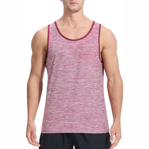 <b>Top</b> Quality Men's Gym Singlets Custom Cotton Tank <b>Tops</b> Breathable Knitted Sports Bodybuilding Fitness Fashion Pakistan Made - Product Image 1
