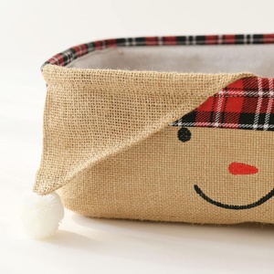 El mejor vendedor, jacinto de agua, contenedores de almacenamiento rectangulares, cesta de almacenamiento de Navidad de yute barata, cajas, contenedores para decoraciones navideñas - Product Image 4