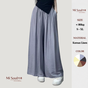 Pantalon décontracté pour femme style coréen, taille élastique, rayé, coupe harem classique, avec perles et nœud, imperméable, streetwear, OEM - Product Image 3