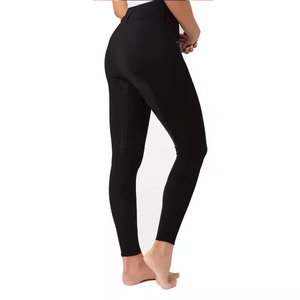 Pantalon d'équitation taille haute élastique coupe skinny uni – Équipement d'équitation Jodhpur & Breeches - Product Image 2